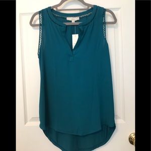Teal LOFT Sleeveless Top